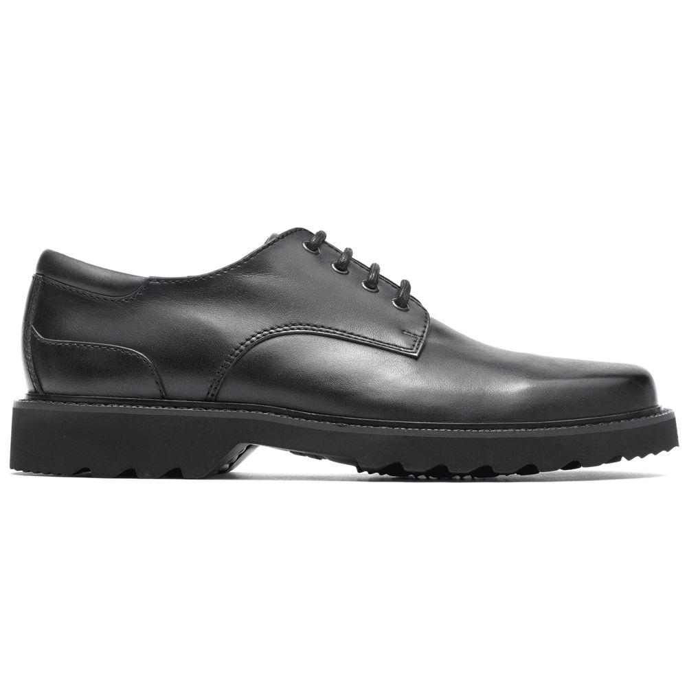 Rockport Men's Northfield Waterproof Oxfords - Black - USA (8247VTZLE)